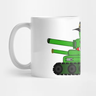 Captain Tank Cartoon Mug